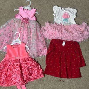 Girl’s size 12m dress bundle $20